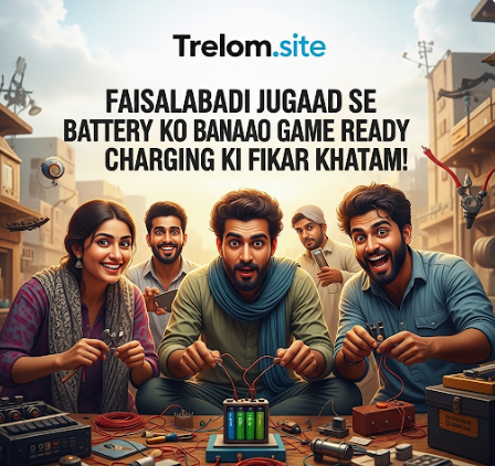 Faisalabadi Jugaad Se Battery Ko Banaao Game Ready Charging Ki Fikar Khatam!